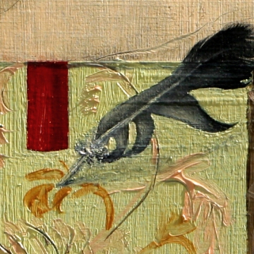 Wallpaper - DETAIL 3, oil on canvas - 60x60 cm, 2005
